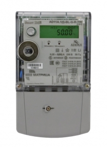 Однофазный счётчик электрической энергии AD11A.1(I)-BL-G-R-TW (1-2-1) на ток 80А